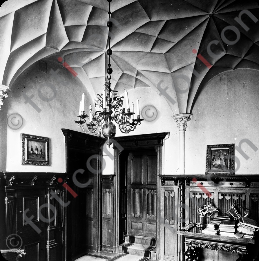 Vorzimmer des Bürgermeisters | Anteroom of the mayor - Foto foticon-600-simon-danzig-014-sw.jpg | foticon.de - Bilddatenbank für Motive aus Geschichte und Kultur